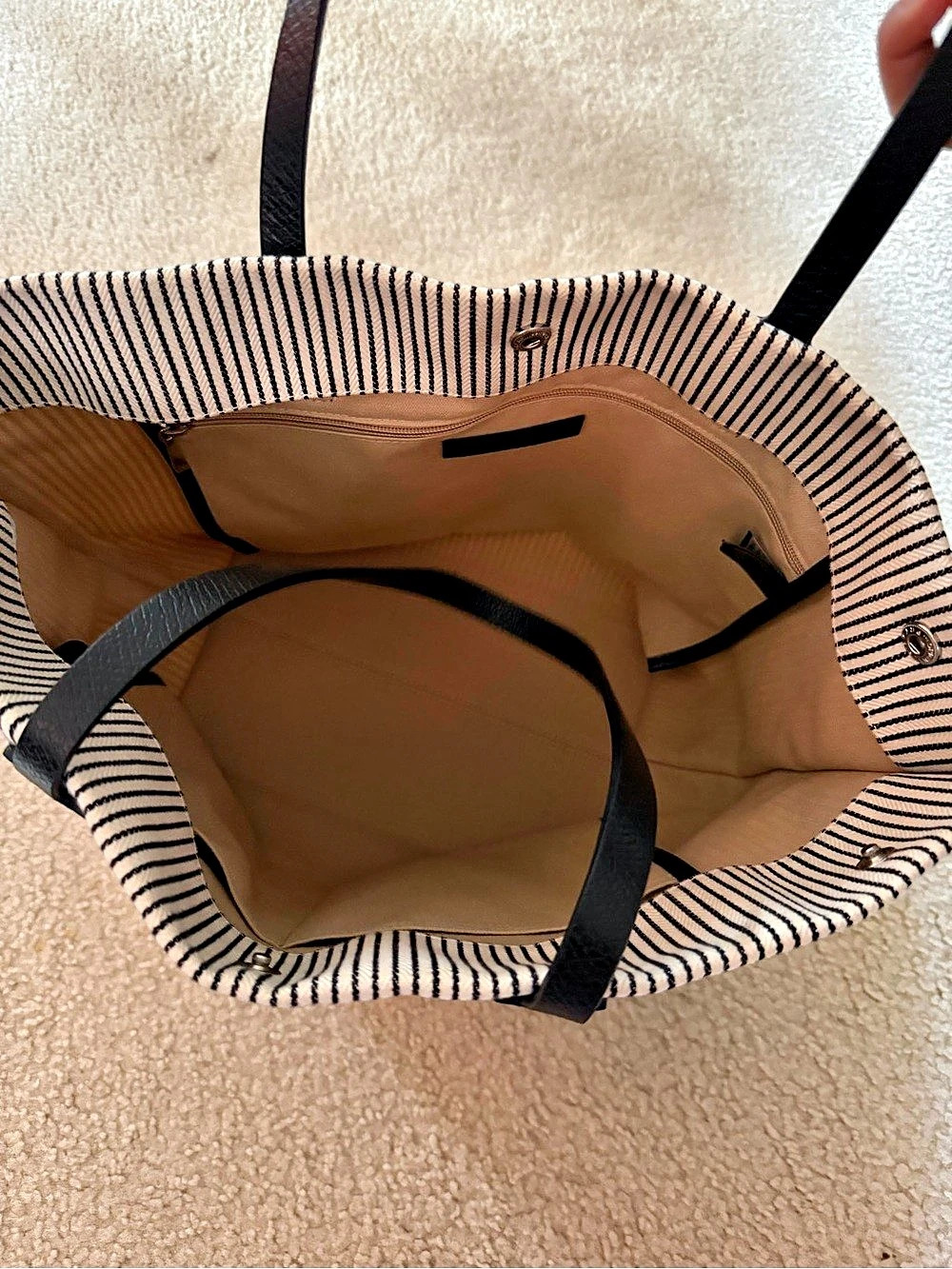 Longchamp Striped Tote - Picture 2 of 4